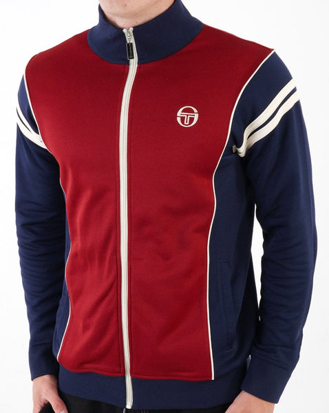 Sergio Tacchini Scirocco Track Top Merlot/Navy Blue