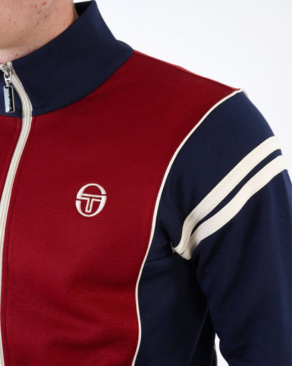 Sergio Tacchini Scirocco Track Top Merlot/Navy Blue