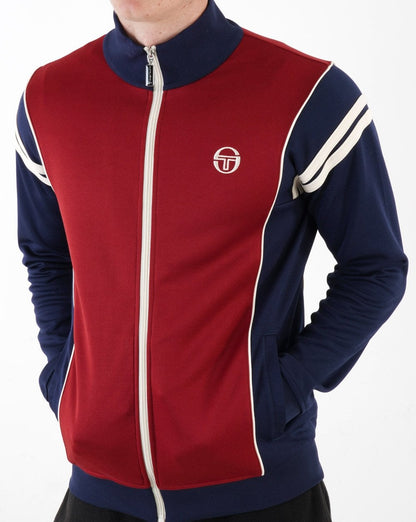 Sergio Tacchini Scirocco Track Top Merlot/Navy Blue