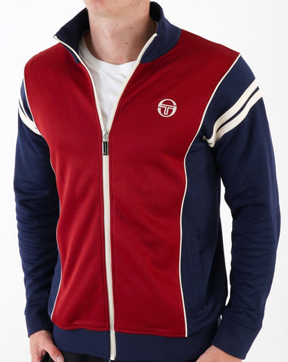 Sergio Tacchini Scirocco Track Top Merlot/Navy Blue