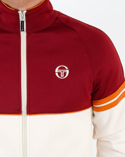 Sergio Tacchini Orion Track Top Cream / Burgundy