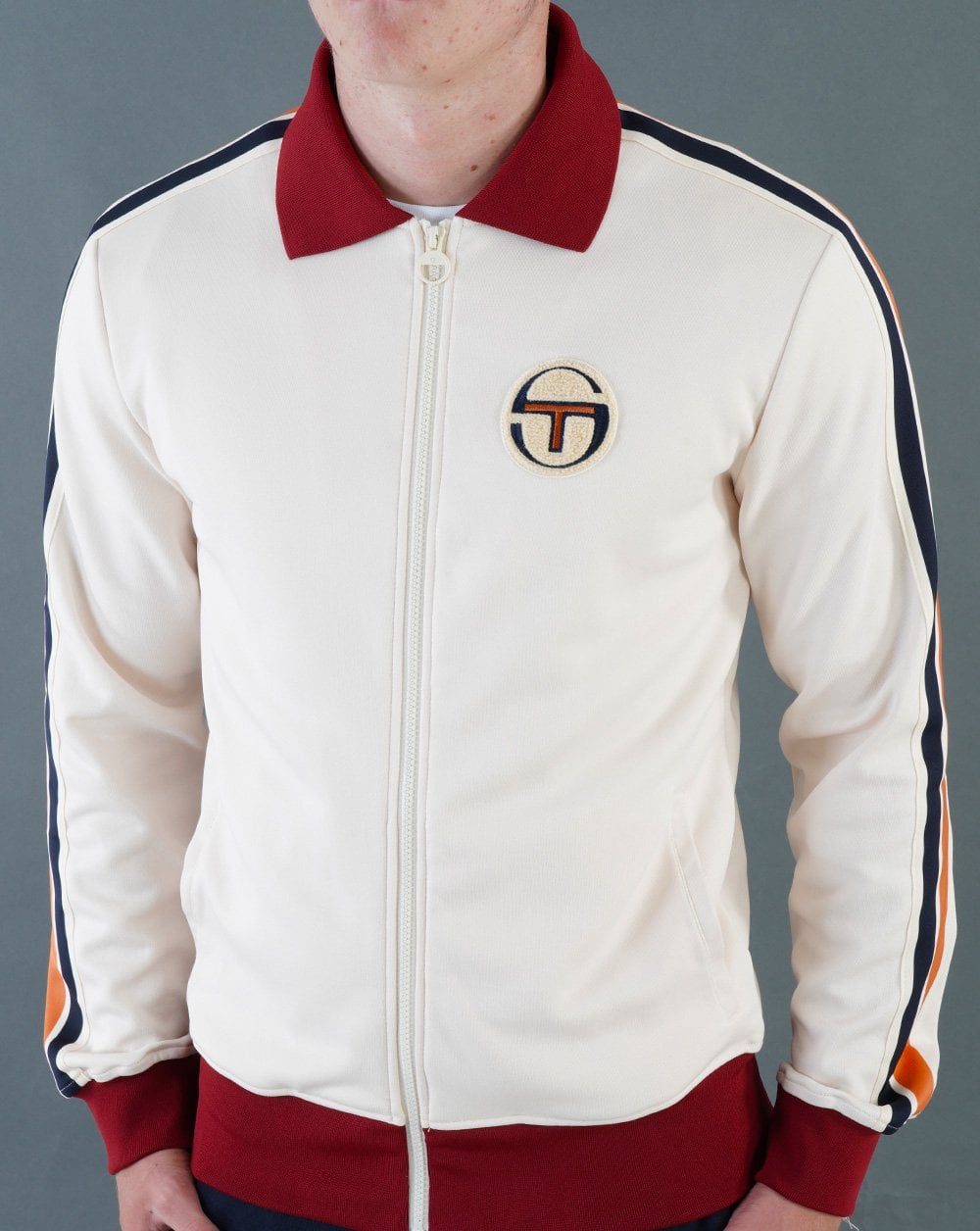 Sergio Tacchini Monte Track Top Buttercream