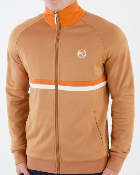 Sergio Tacchini Dallas Track Top Almond/Dark Orange
