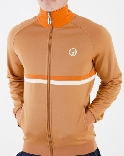 Sergio Tacchini Dallas Track Top Almond/Dark Orange