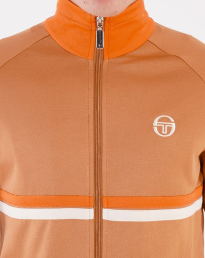 Sergio Tacchini Dallas Track Top Almond/Dark Orange