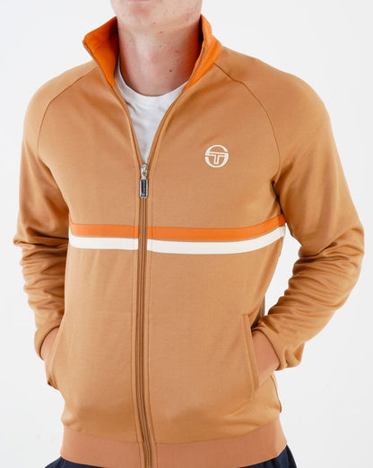 Sergio Tacchini Dallas Track Top Almond/Dark Orange