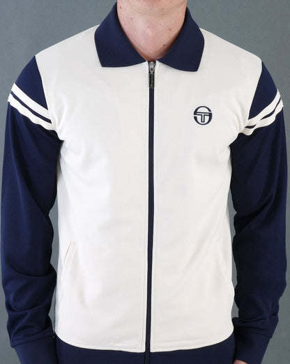 Sergio Tacchini Verdi Track Top Cream / Navy