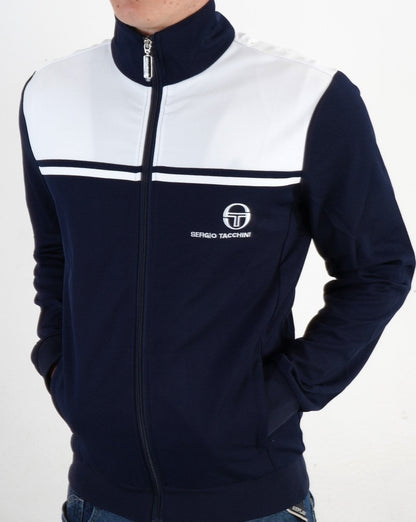 Sergio Tacchini New Young Line Track Top Navy Blue/White