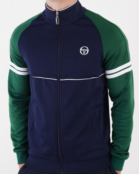 Sergio Tacchini Orion Track Top Navy/Dark Green