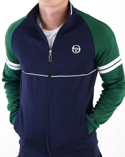 Sergio Tacchini Orion Track Top Navy/Dark Green