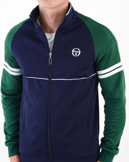 Sergio Tacchini Orion Track Top Navy/Dark Green