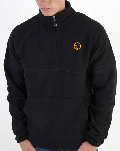 Sergio Tacchini Orion 1/4 Zip Polar Fleece Black