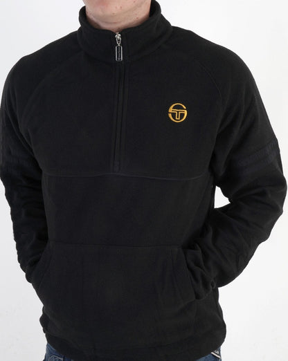 Sergio Tacchini Orion 1/4 Zip Polar Fleece Black