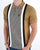 Trojan Jacquard Dogtooth Panel Polo Camel