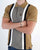 Trojan Jacquard Dogtooth Panel Polo Camel