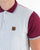 Trojan Diamond Panel Polo Shirt Sky/Port