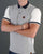 Trojan Diamond Panel Polo Shirt Ecru