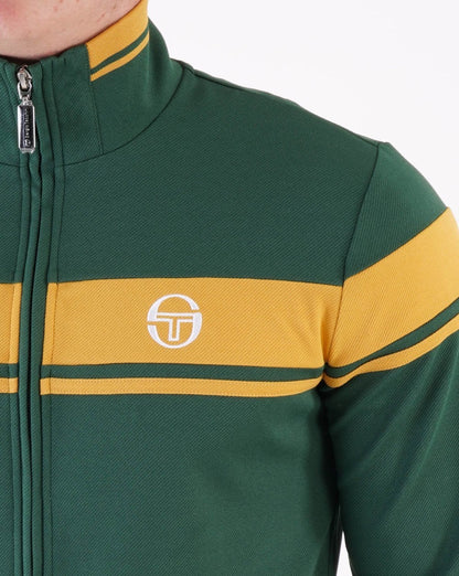 Sergio Tacchini Masters Track Top Dark Green/Gold