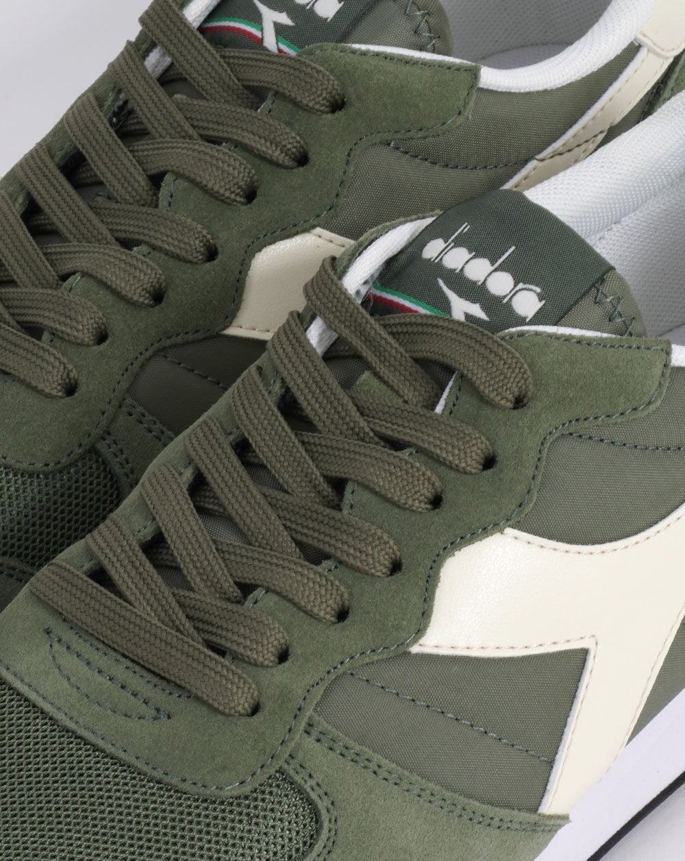Diadora Camaro Trainers Olivine/White