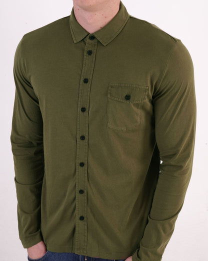 Replay Essential Shirt Military Green