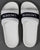 Lacoste Footwear Croco Slide White/Navy