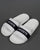 Lacoste Footwear Croco Slide White/Navy
