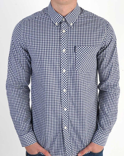 Ben Sherman Gingham Shirt in Blue