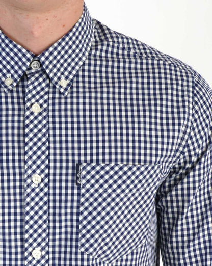 Ben Sherman Gingham Shirt in Blue