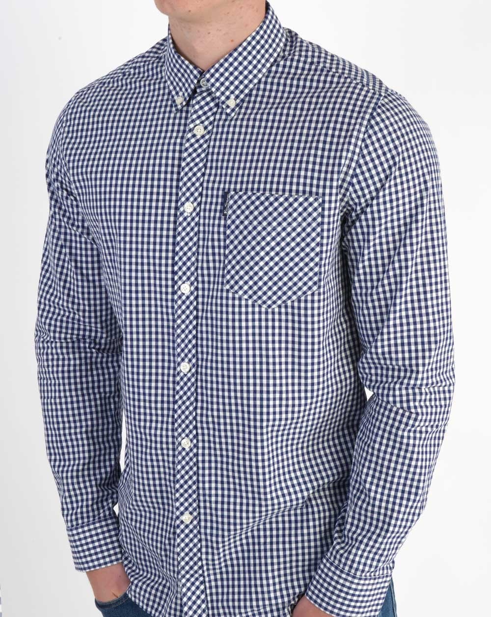 Ben Sherman Gingham Shirt in Blue