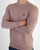 Lyle & Scott Cotton Merino Crew Jumper Mauve Dusk
