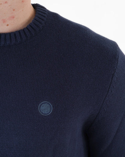 Pretty Green Standards Knitted Jumper Navy