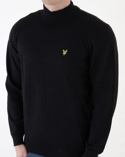 Lyle & Scott Turtle Neck Jumper Black