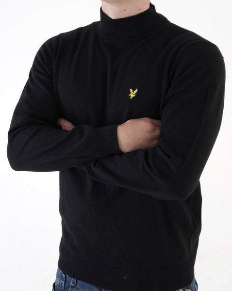 Lyle & Scott Turtle Neck Jumper Black