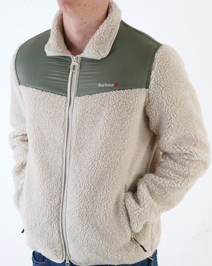 Barbour Axis Fleece Ecru