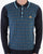 Gabicci Vintage Ernest LS Knitted Polo Navy