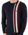 Gabicci Vintage Striped Knit Jumper Navy