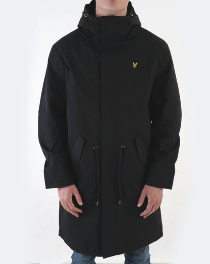 Lyle & Scott Bonded Parka Jet Black