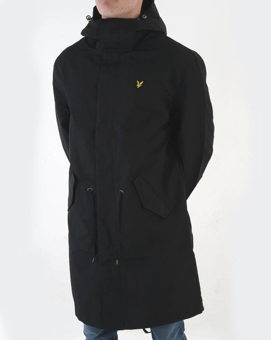 Lyle and Scott Lyle & Scott Bonded Parka Jet Black
