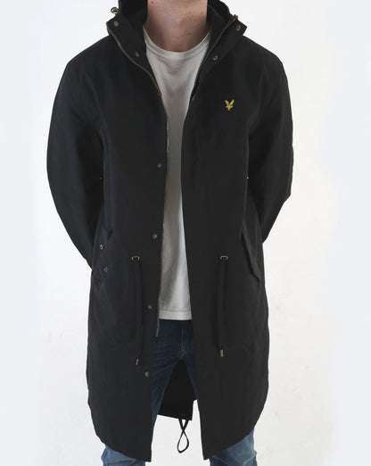 Lyle & Scott Bonded Parka Jet Black