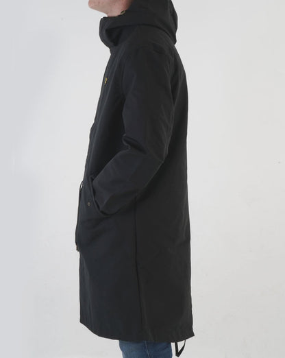 Lyle & Scott Bonded Parka Jet Black