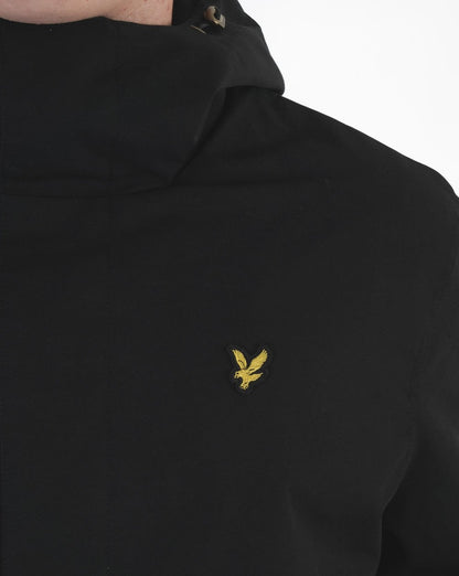 Lyle & Scott Bonded Parka Jet Black