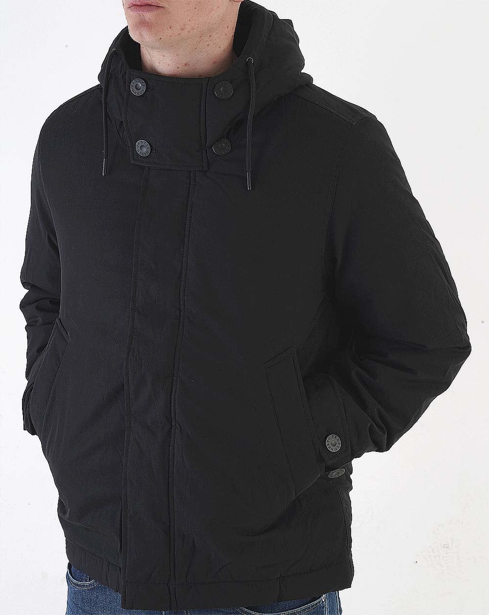 Pretty Green Oracle Quilted Field Jacket Black