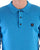 Gabicci Vintage Francesco LS Knitted Polo Shirt Blue