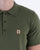 Gabicci Vintage Jackson Knitted Polo Olive Green