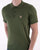 Gabicci Vintage Jackson Knitted Polo Olive Green