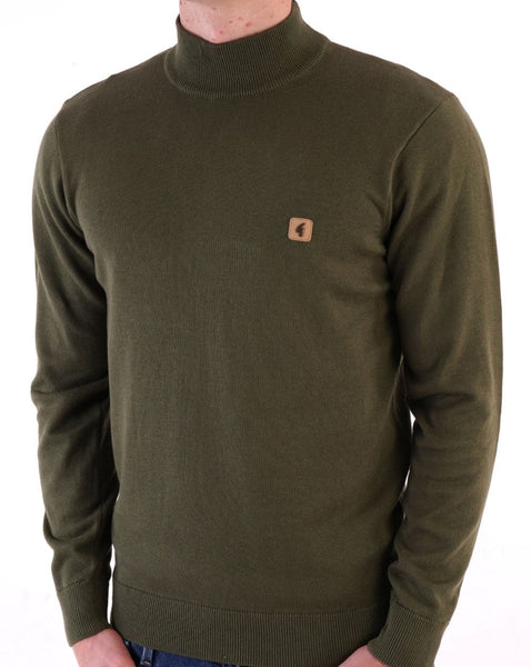 Gabicci Vintage Duke Turtle Neck Green