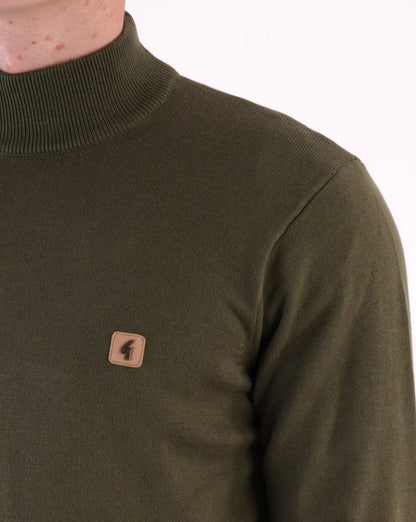Gabicci Vintage Duke Turtle Neck Green