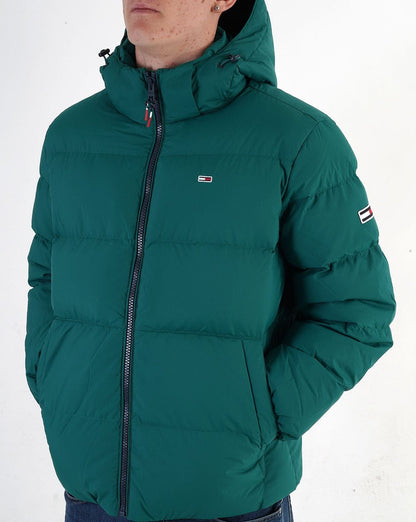 Tommy Jeans Essential Down Jacket Green