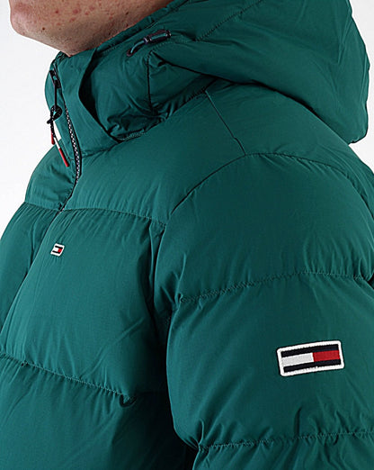 Tommy Jeans Essential Down Jacket Green