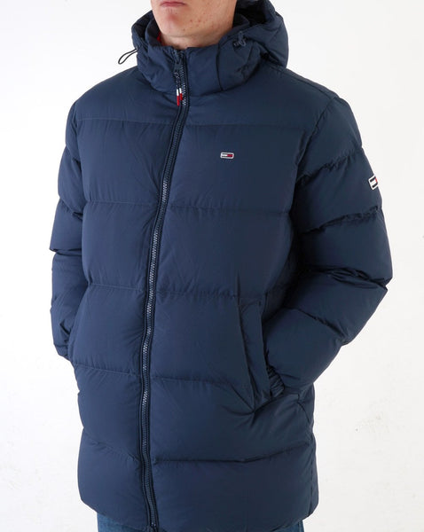 Tommy Jeans Essential Down Parker Navy